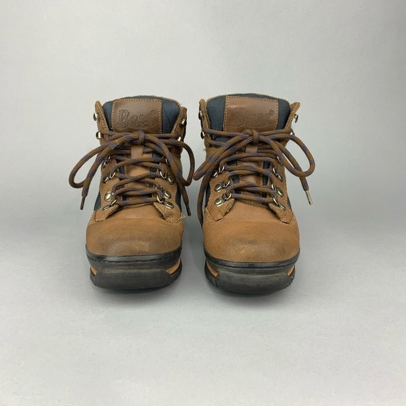 G.h. Bass Men’s Vintage Leather Hiking Boots Size 8 Brown - Picture 6 of 11